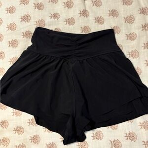 Aerie Black High Waist Shorts